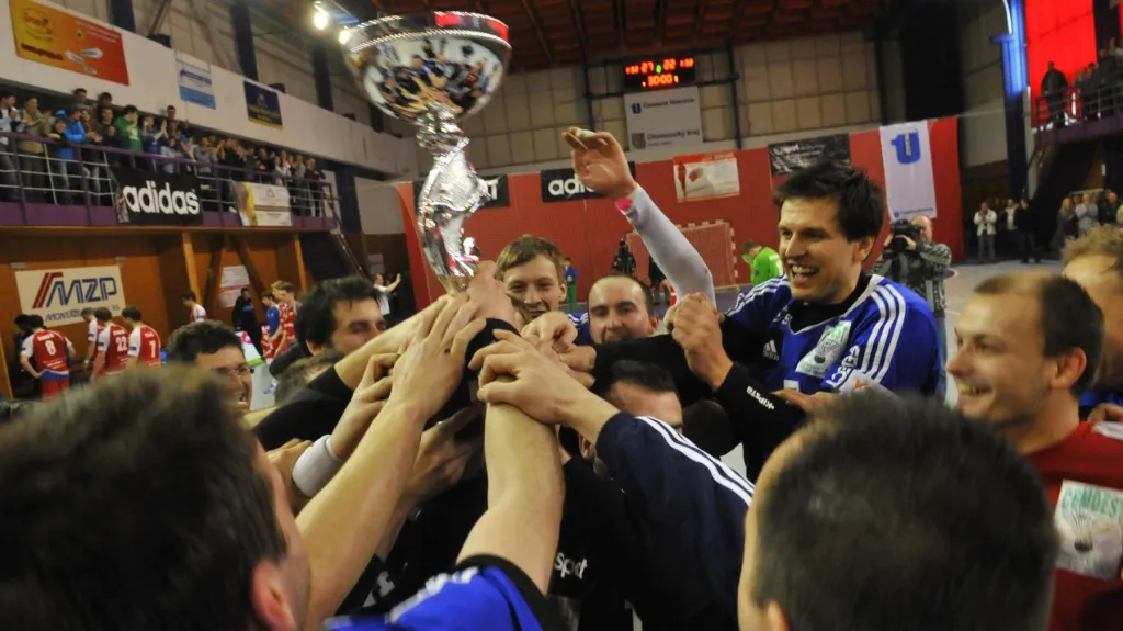 Hranice slaví zisk Českého poháru