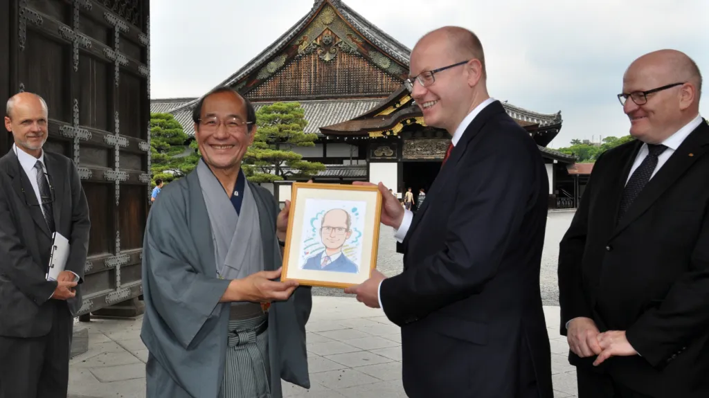 Premiér Sobotka v Japonsku