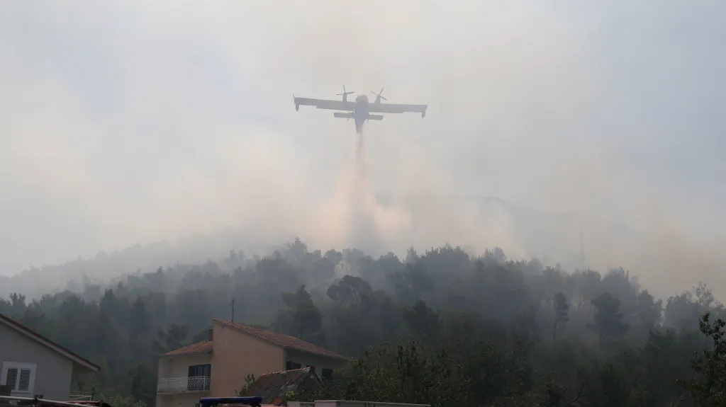 Chorvatsko bojuje s lesními požáry