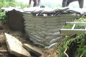 Bělotín zaplavila velká voda