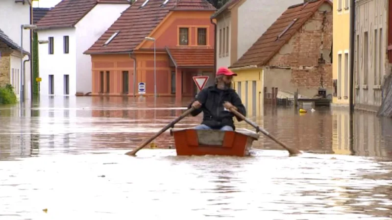 Povodňová hlídka v Nových Kopistech