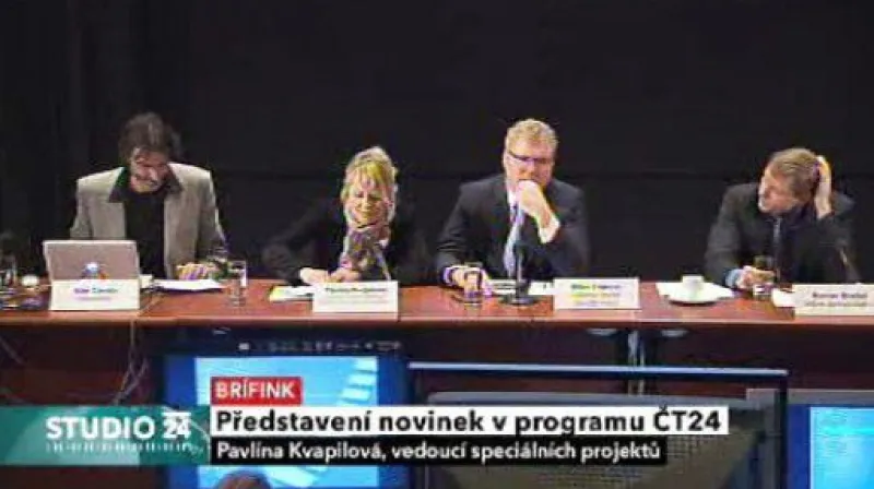 Brífink k novinkám ČT24, ČT4 a divize Nová média