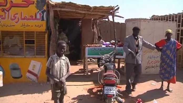 Uprchlický tábor v Súdánu