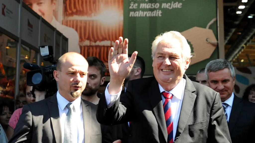 Prezident Zeman na zahájení agrosalonu Země živitelka