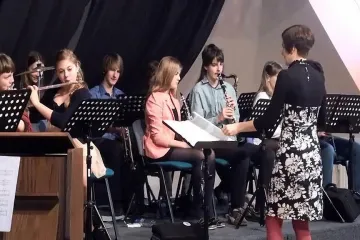 Koncert školního orchestru příbramského gymnázia