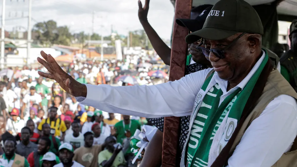 Nově zvolený prezident Libérie Joseph Boakai