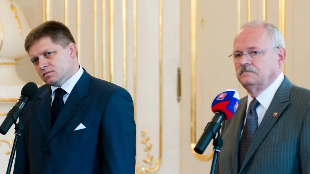Robert Fico a Ivan Gašparovič