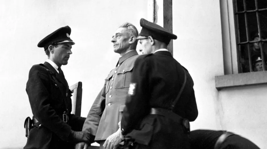 K. H. Frank před popravou (květen 1946)