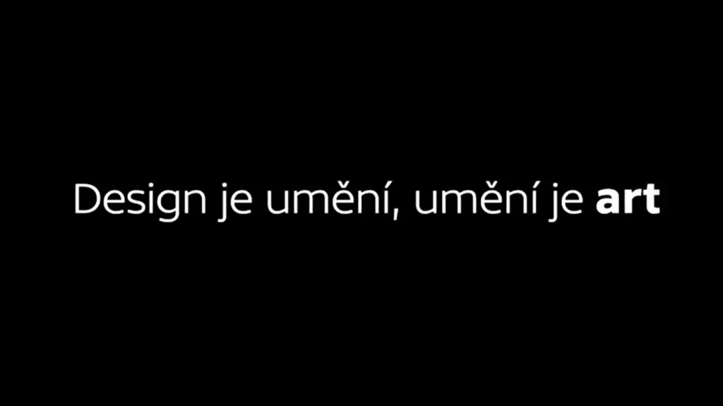 Film Design je umění, umění je art
