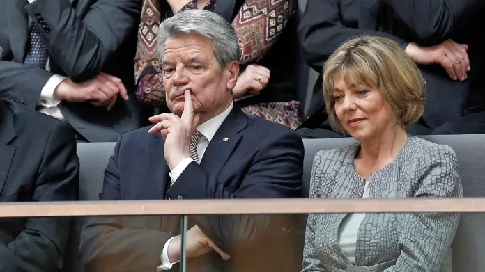 Joachim Gauck a Daniela Schadtová