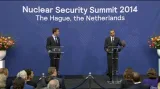 Obama v Haagu potvrdil možnost hospodářských sankcí proti Rusku