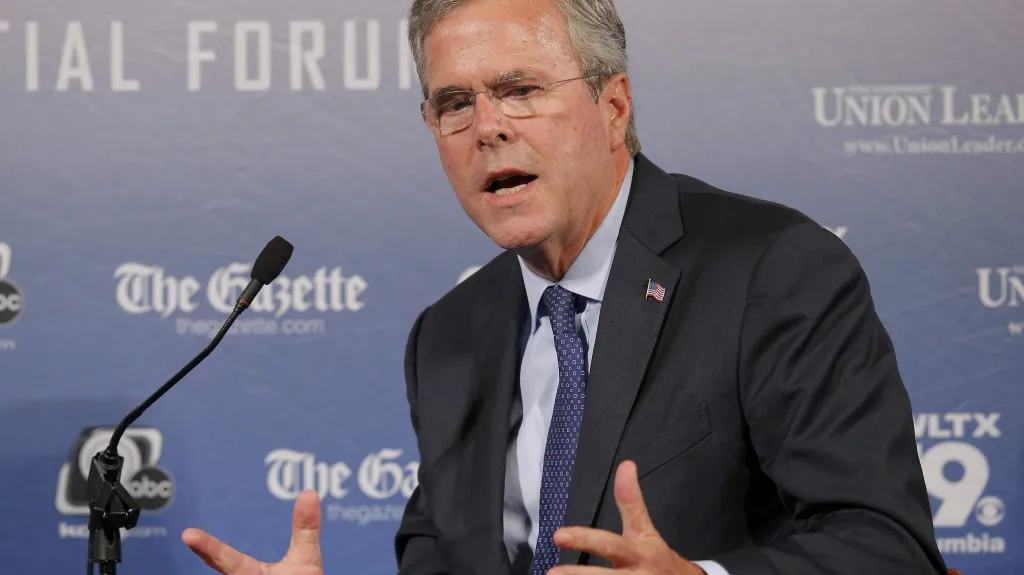 Jeb Bush na debatě v New Hampshire