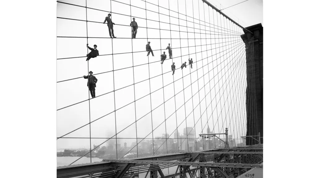 Natěrači na Brooklynském mostě