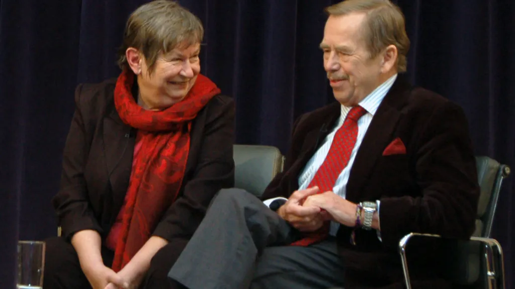 Zdena Tominová a Václav Havel (2008)