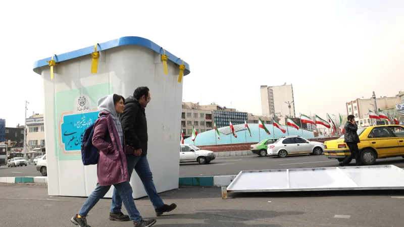 Kampaň před parlamentními volbami v Íránu