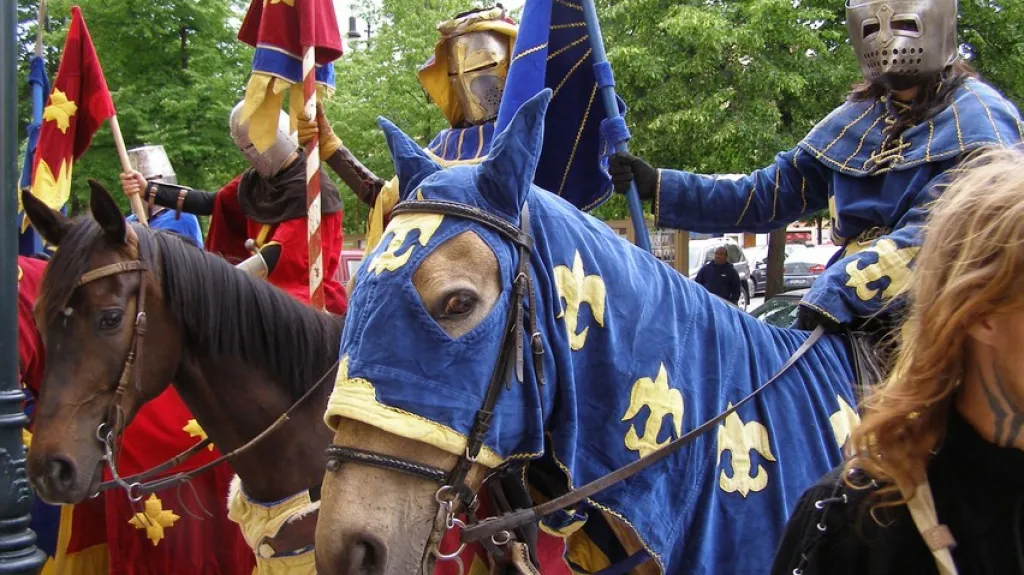 Z vystoupení rytířů v Lounech