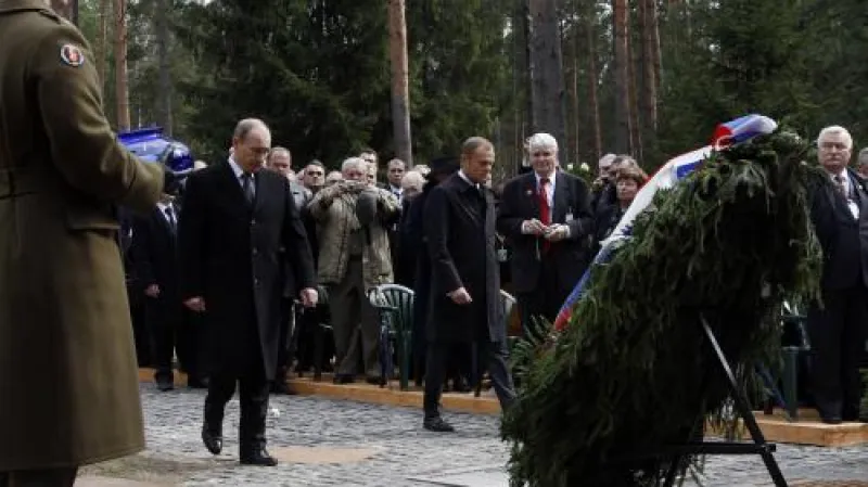 Vladimir Putin a Donald Tusk