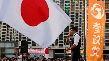 Lídr japonské strany Sanseitó Sohej Kamija