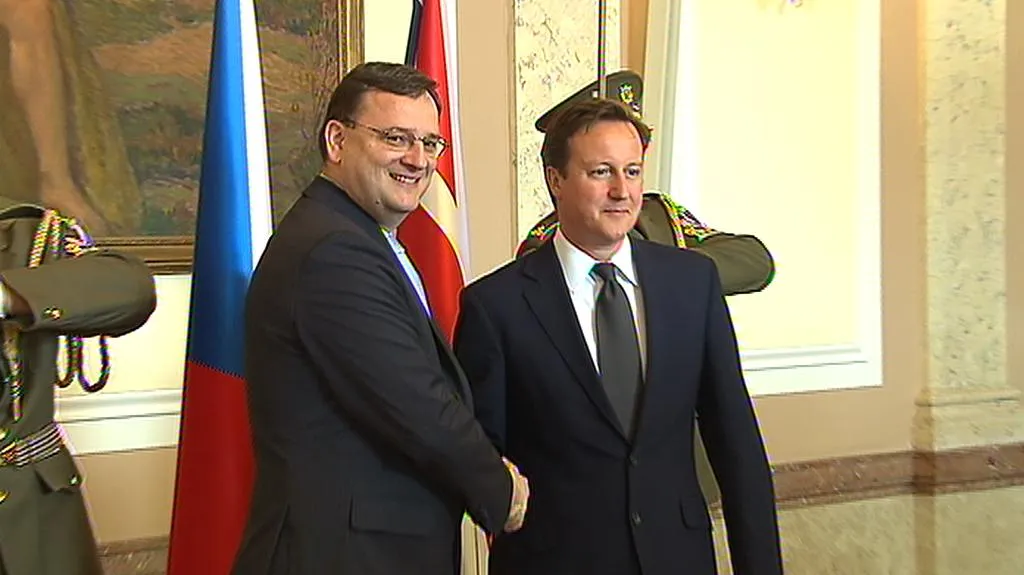 Petr Nečas a David Cameron