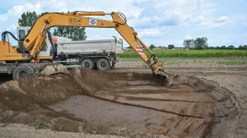 Začal archeologický průzkum na obchvatu Břeclavi