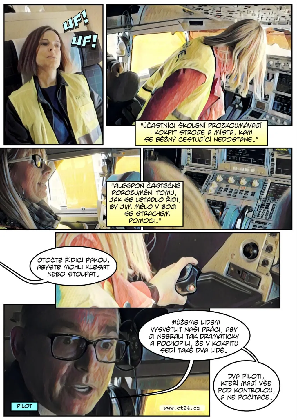 Lék na fobii z létání (komiks)