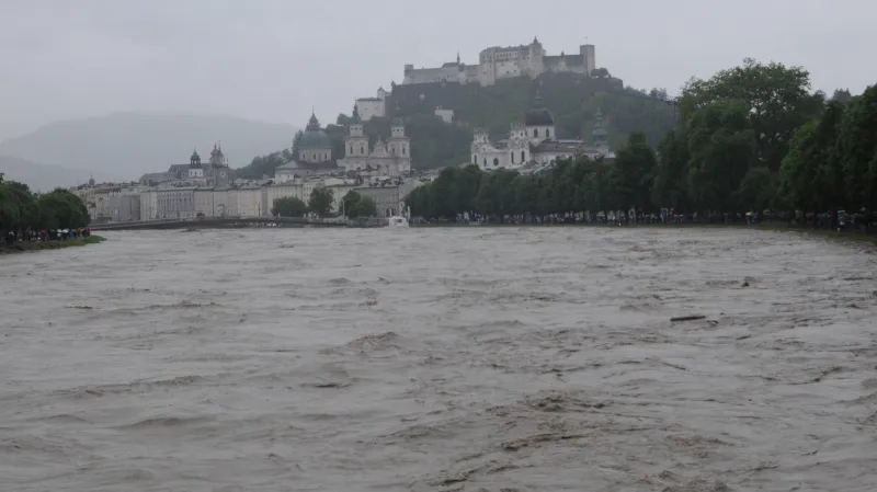 Velká voda v Salcburku