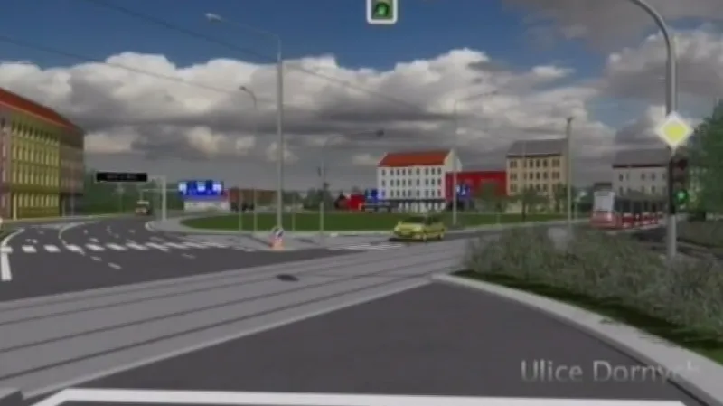 Vizualizace Ulice Dornych