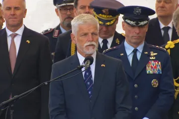 Svoboda a mír nejsou samozřejmostí, řekl prezident Pavel na oslavě konce války