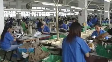 Výroba textilu v Číně