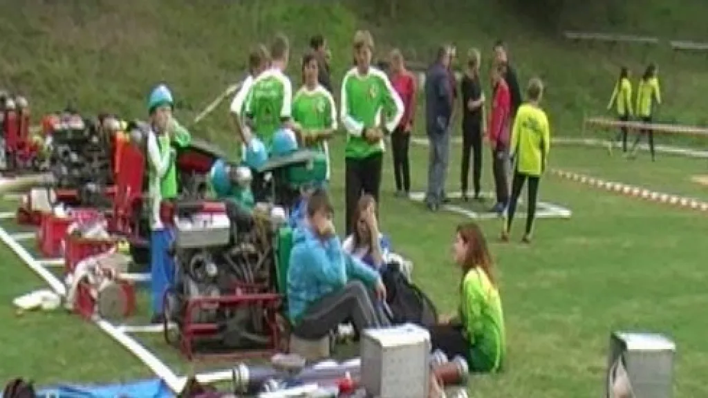 Malí hasiči se připravují k závodu