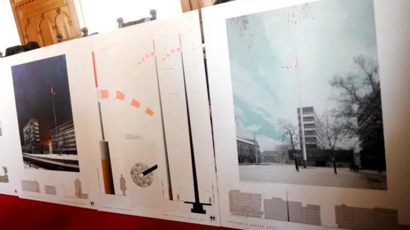 Vítězný návrh pomníku Jana Kašpara