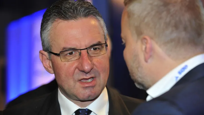 Jan Zahradil na kongresu ODS