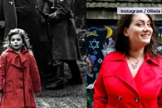 Dívka v červeném kabátě ze Schindlerova seznamu pomáhá uprchlíkům z Ukrajiny