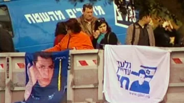 Demonstrace za propuštění Gilada Šalita