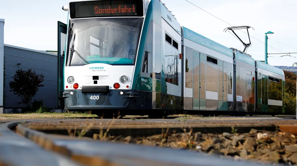 Autonomní tramvaj v Postupimi