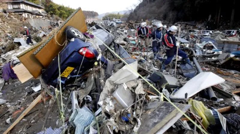 Následky zemětřesení v Japonsku