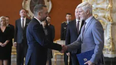 Jmenování nového ministra pro vědu Marka Ženíška prezidentem Pavlem