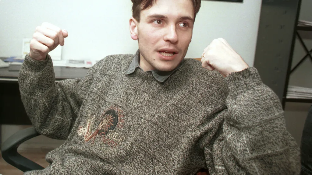 Peter Tóth na snímku z roku 1995
