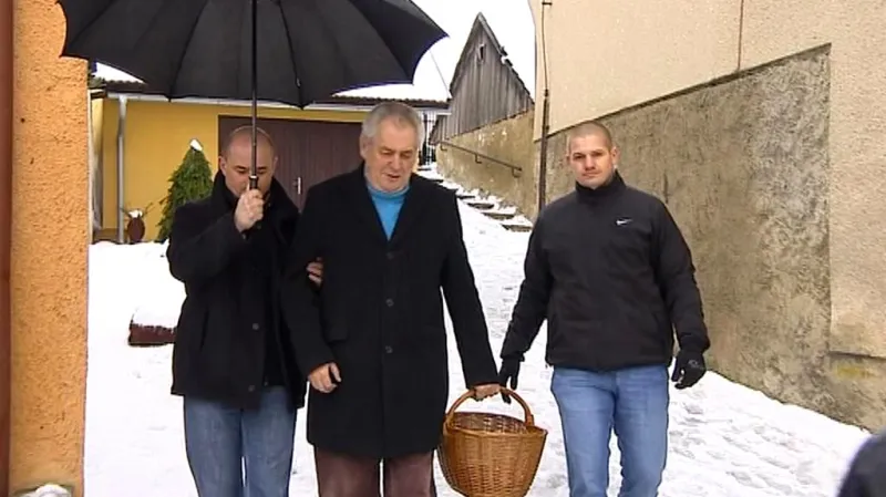 Zeman vyrazil na nákup