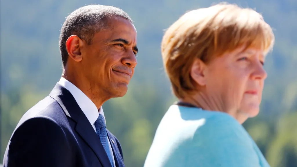 Barack Obama a Angela Merkelová