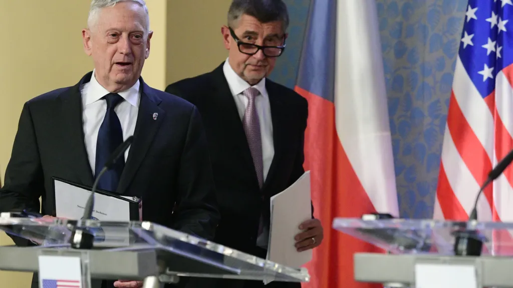 James Mattis a Andrej Babiš