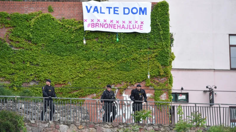 Protest proti pochodu pravicových radikálů