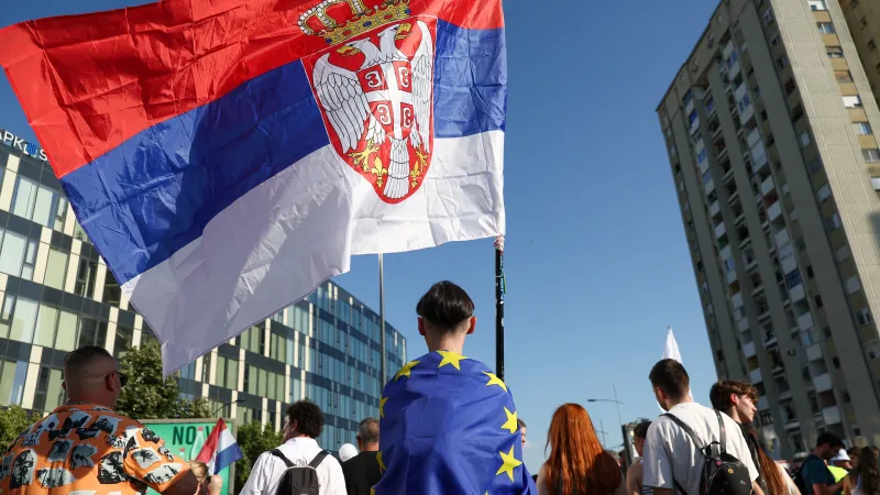 Protivládní demonstrace v Novém Sadu (20. června 2026)