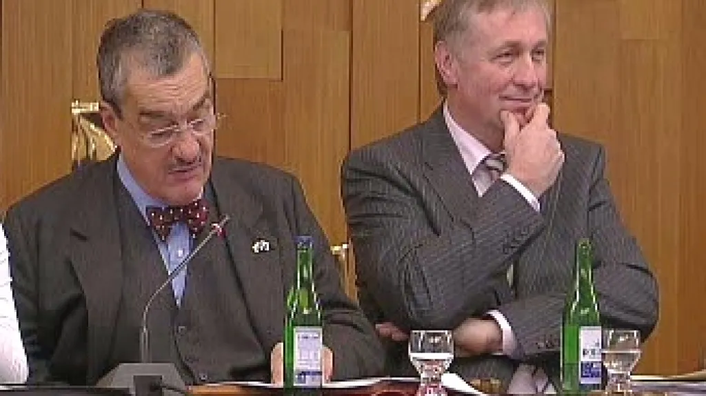 Karel Schwarzenberg a Mirek Topolánek