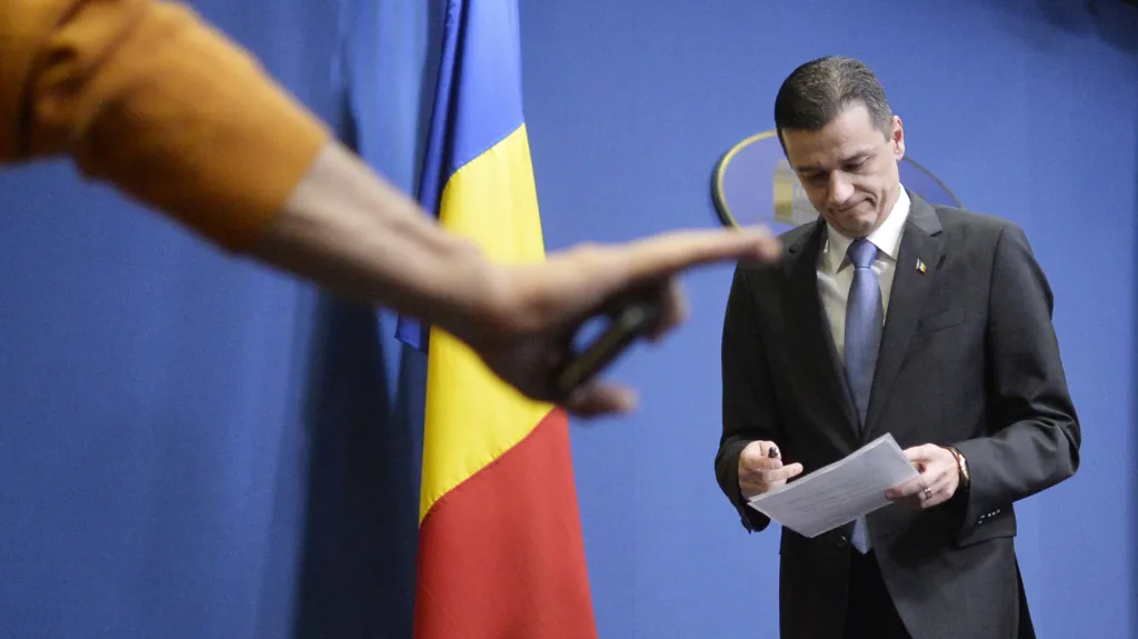 Rumunský premiér Sorin Grindeanu