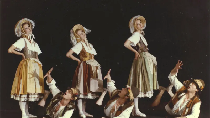 Pražský komorní balet na archivním snímku