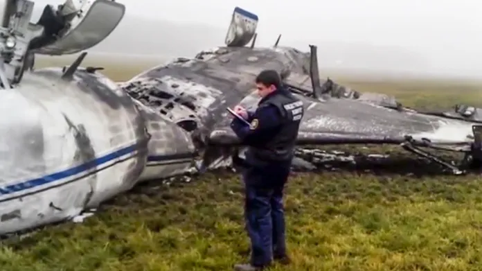 Nehoda letounu šéfa Totalu na Vnukovu