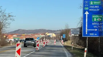 Dopravní opatření kvůli rekonstrukci mostu v Mikulově