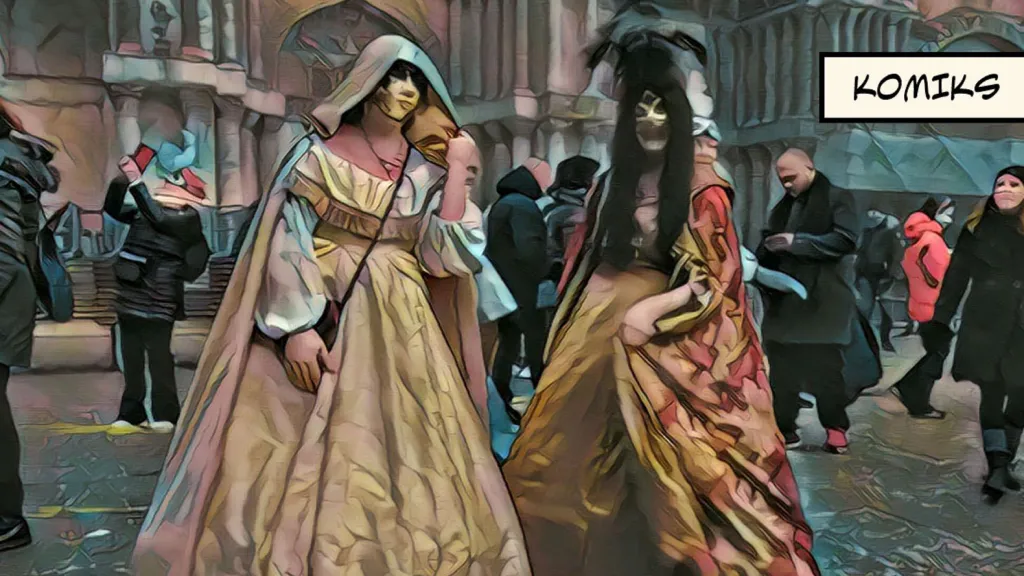 Ulice Benátek zaplnily pestrobarevné masky