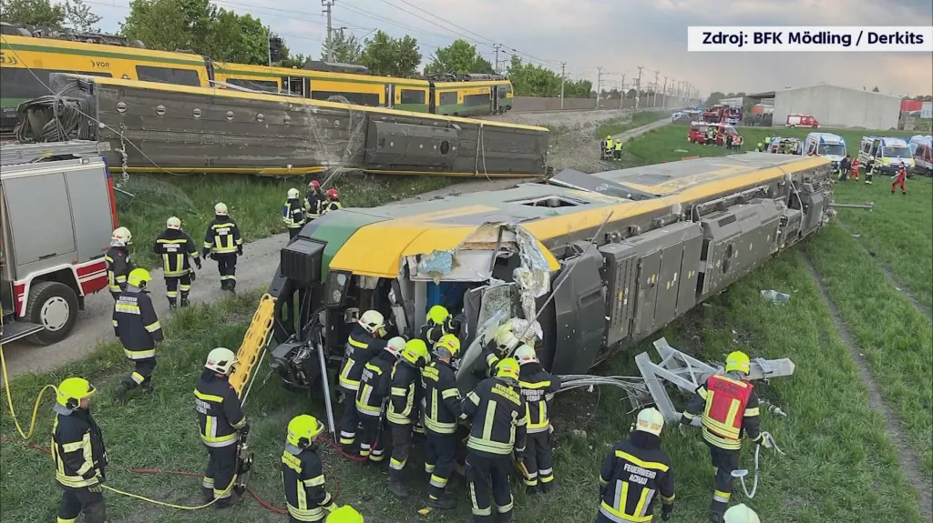 Nehoda vlaku v Rakousku